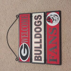 Welcome Bulldogs Fans Door Hanger